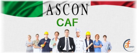 ASCON ITALIA "Associazione Sindacale Consumatori" Caf